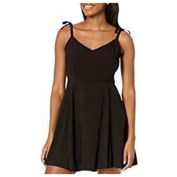 GAP Women's Cami Fit & Flare Dress (True Black)