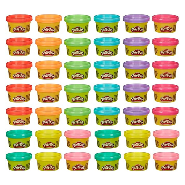 42-Pack Play-Doh Handout Non-Toxic Modeling Compound Cans (1 Oz)
