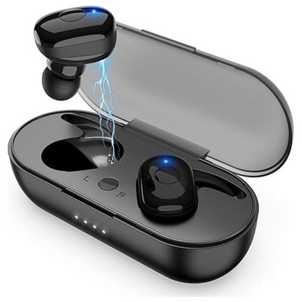Stereo Calls Extra Bass 36H Bluetooth Earbuds With Charging Case