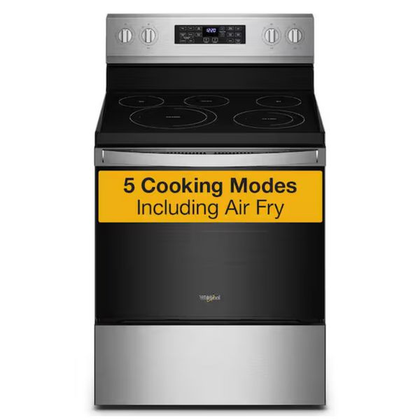 Whirlpool 5.3 Cu. Ft. Freestanding Electric Convection Range With Air Fry