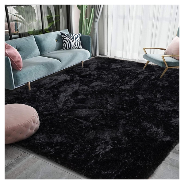 Fluffy Furry Shaggy Super Soft And Comfy Area Rug (4' x 6')
