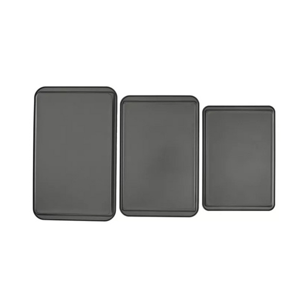 Good Cook 3-Piece Nonstick Steel Cookie Sheet Set