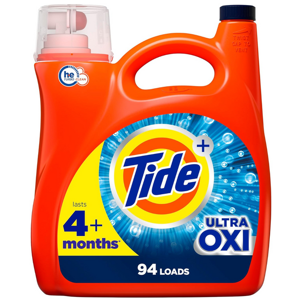 4-Pack 132-Oz Tide Liquid HE Compatible Laundry Detergent (Various)