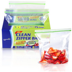 225-Pieces Clean Zipper Bags (Mix)