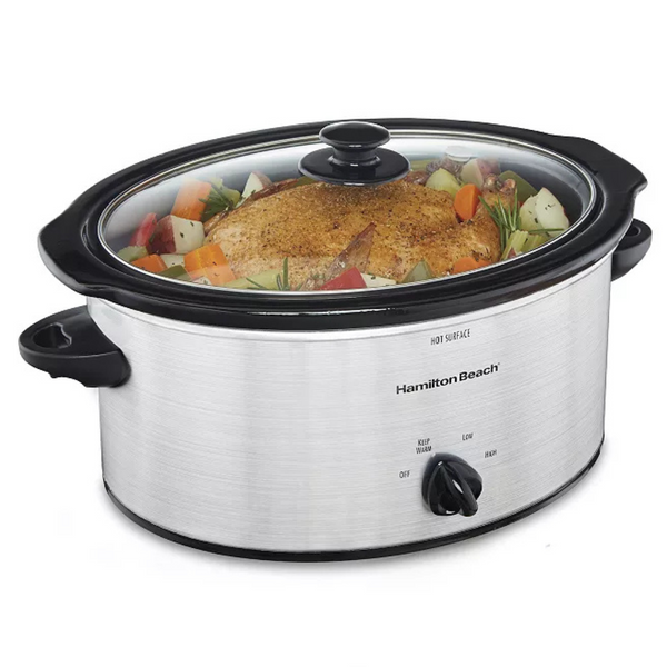 Hamilton Beach 5-Quart Portable Slow Cooker