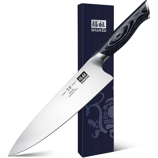 8" Japanese Chef Knife with Ergonomic Handle