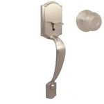 Defiant Castle Entrance Door Handleset with Hartford Interior Knob
