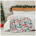 50" x 60" Gnome Plush Warm Ultra Soft Cozy Throw Blanket (3 Colors)