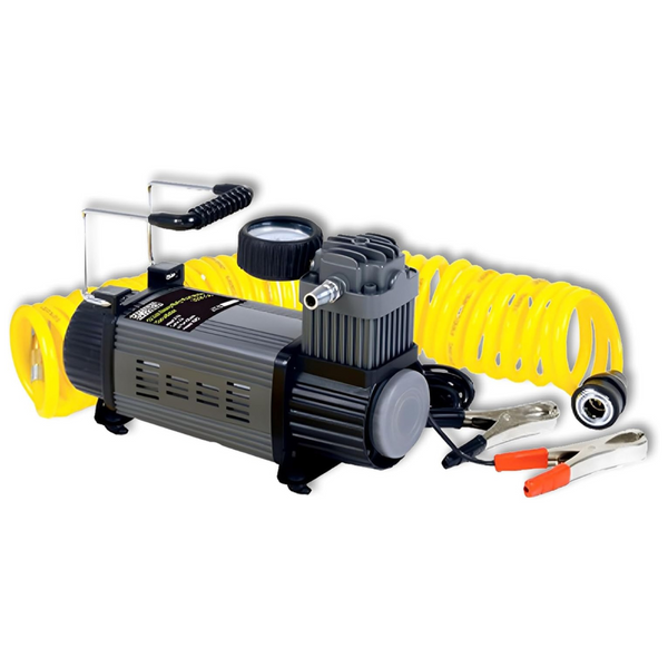 Master Mechanic 12 Volt Portable Tire Inflator With 120 Maximum PSI And Bag