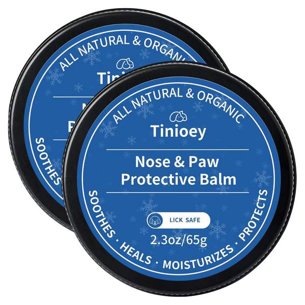 2-Pack Tinioey Natural & Organic Dog Paw Protective Balm (2.3oz)