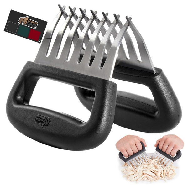 BBQ Grilling Stainless Steel 7 Claw Food Shredding Fork