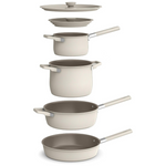 9-Piece Aluminum StoreMore Cookware Set
