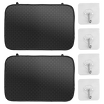2-Pack Fireproof Heat Resistant Mat With 4 Hooks (16" x 24")