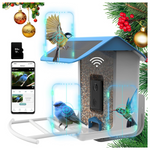 Solar Powered 2K HD AI Identify Smart Birds Feeder With Camera