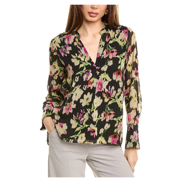 Vince Camuto Women's Wide Cuff Blouse (Black)