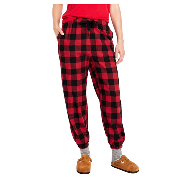 Old Navy Women's High-Waisted Flannel Pajama Joggers