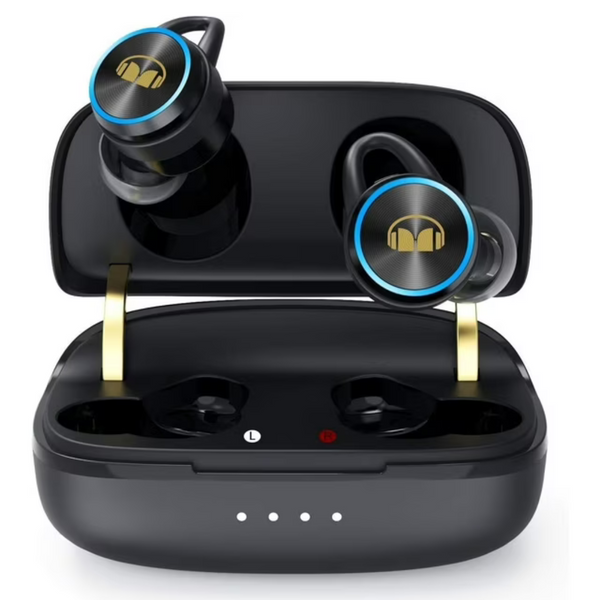 Monster In-Ear Bluetooth Headphones With Charging Case (5 Colors)
