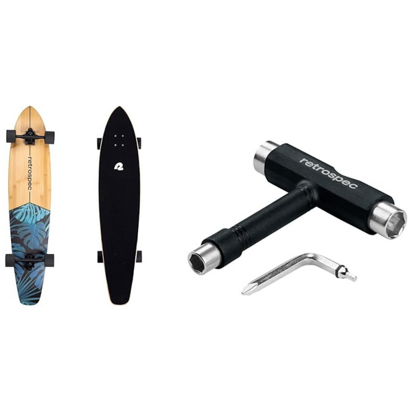 Retrospec Zed Longboard Skateboard Complete Cruiser