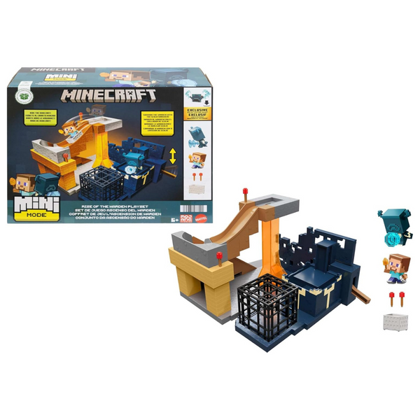 Mattel Minecraft Mini Mode Rise Of The Warden Playset