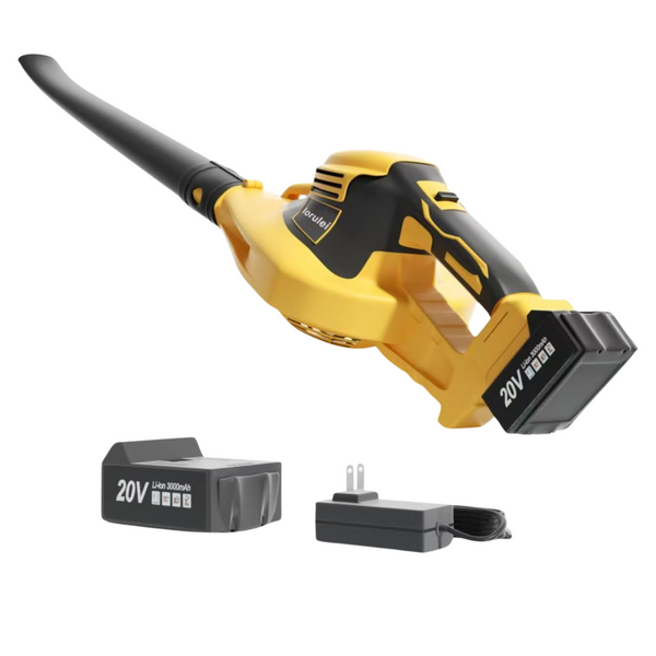 20V Electric Cordless Leaf Blower W/ 2 2.0Ah Battery & 2 Fast Charger