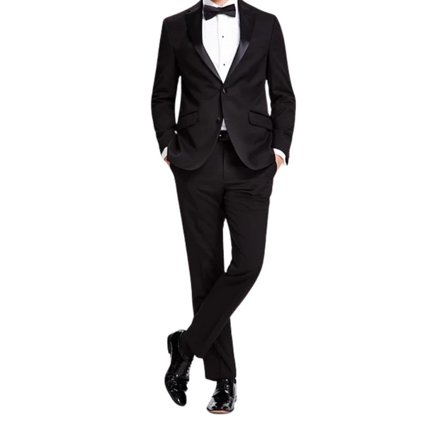Kenneth Cole Reaction Men's Slim-Fit Tuxedo Suit (Black)