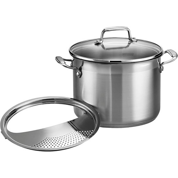 Tramontina 6-Quart 3-Piece Gourmet Stainless Steel Pasta Cooker