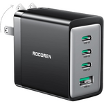 Rocoren 67W GaN V PD3.0 USB-C & USB-A Wall Charger Adapter