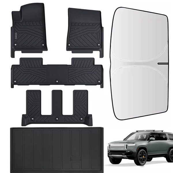 Ljwaito Floor Mats & Trunk Mat & Sun Visor