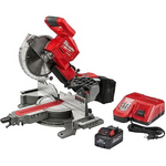 MILWAUKEE M18 Fuel 18v Red Brushless 10" Dual Bevel Miter Saw