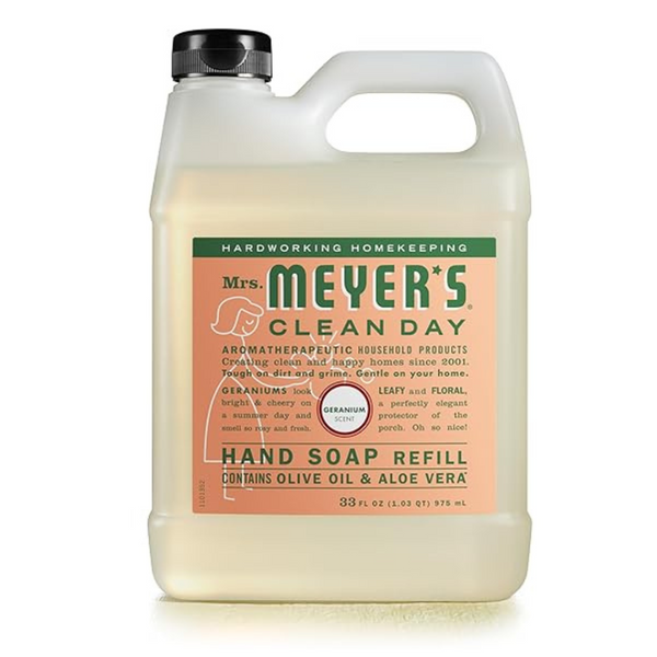 Mrs. Meyer's Clean Day Geranium Hand Soap Refill (33 Fl. Oz)