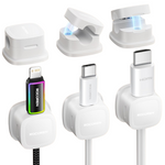 Rocoren 6-Piece Magnetic Cable Clips Cord Organizer