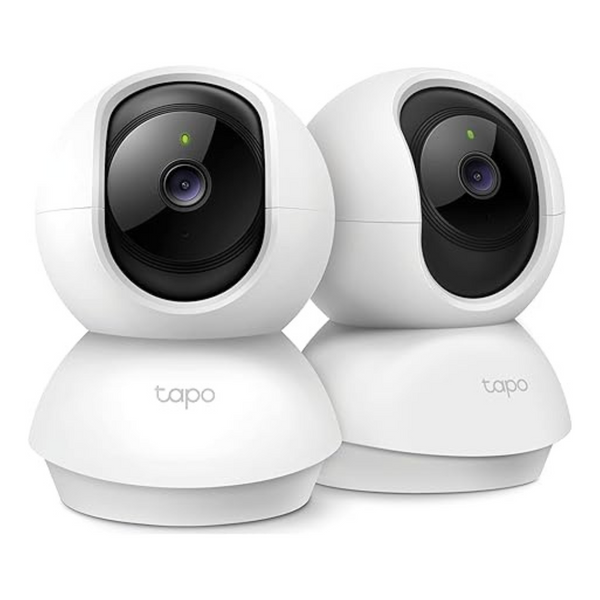 2-Pack TP-Link Tapo 2K Pan & Tilt Wi-Fi Security Camera For Baby Monitor