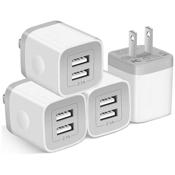 4-Pack Dual Port USB Power Adapter Block Cubes » $8.49 Good Deal! Get 4-Pack X-EDITION 2.1A Dual Port USB Power Adap