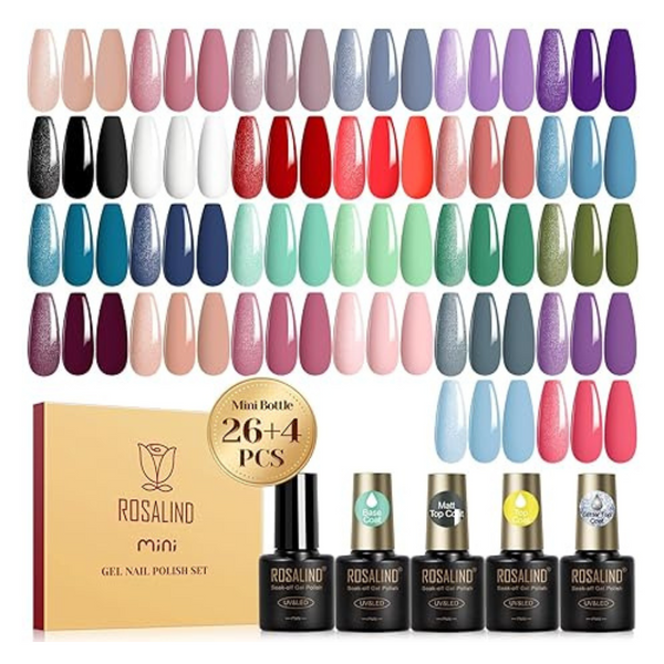 30-Pieces ROSALIND Gel Nail Polish Set