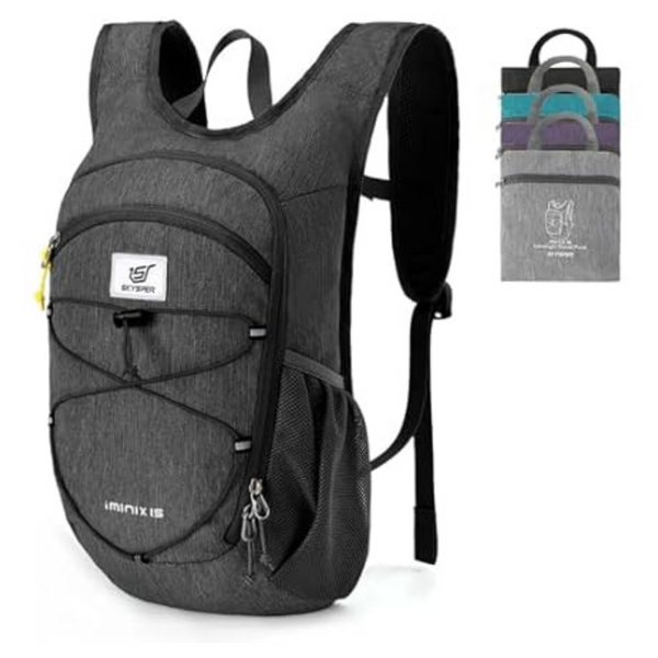 Skysper 15L Foldable Hiking Lightweight Packable Travel Backpack