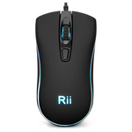 Rii RM105 Colorful RGB Backlight Wired Mouse (2 Colors)