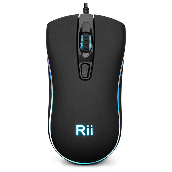 Rii RM105 Colorful RGB Backlight Wired Mouse (2 Colors)