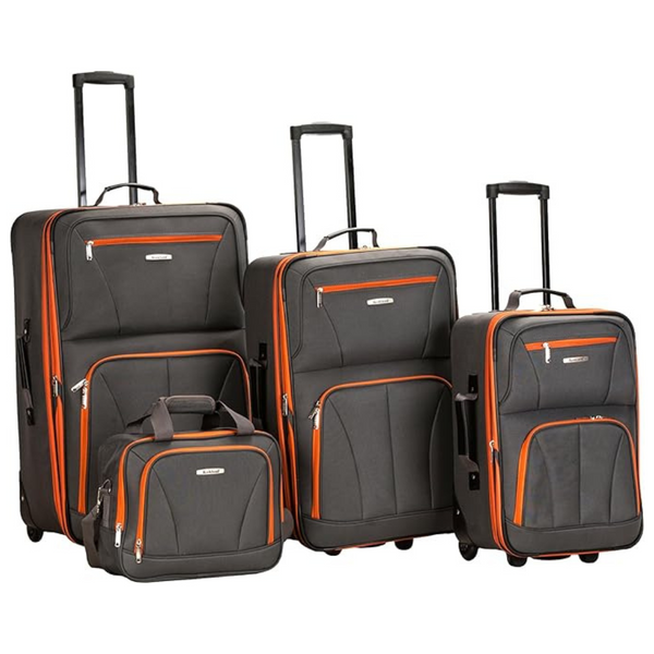 4-Piece Rockland Journey Luggage Set (14"/19"/24"/28")