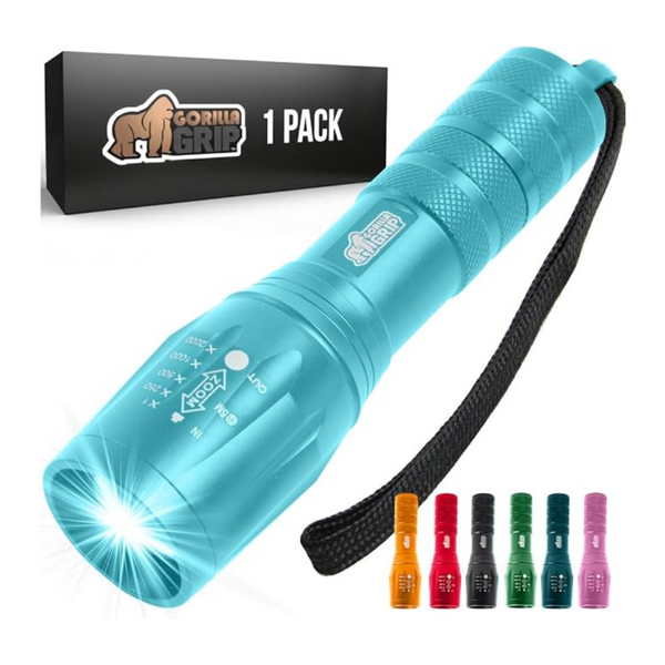 Gorilla Grip Powerful LED Tactical Flashlight