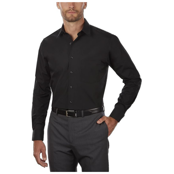Van Heusen Men's Dress Shirt Regular Fit Poplin Solid Shirt