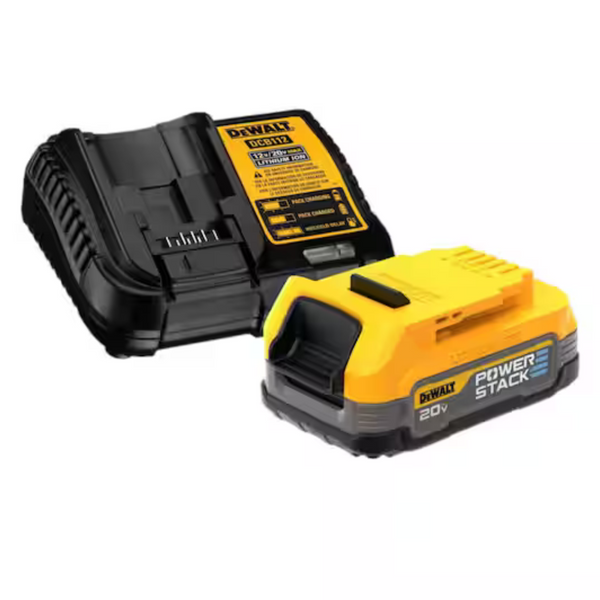 Dewalt DCBP034C 20V POWERSTACK Compact Battery & Charger Starter Kit