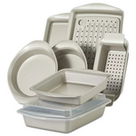 Rachael Ray 10-Piece Nonstick Bakeware Set Without Grips