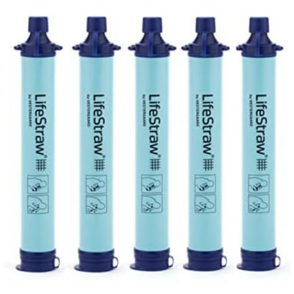 5-Pack Lifestraw Personal Water Filter