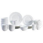 40-Piece Mikasa Delray Bone China Dinnerware Set [Brown Box]