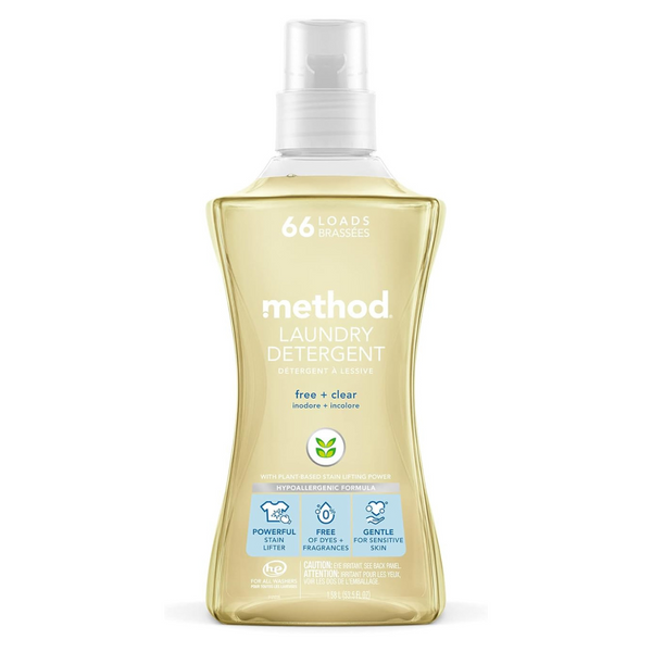 53.5-Oz Method Free + Clear Liquid Laundry Detergent