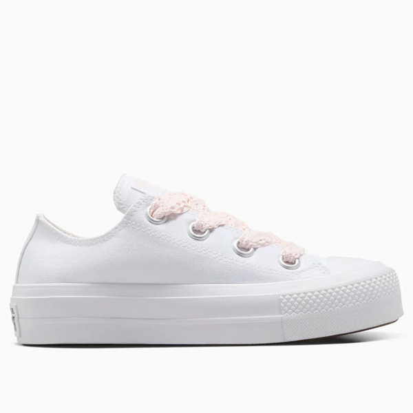Converse Women's Chuck Taylor All Star Lift Platform Crochet Laces Shoes
