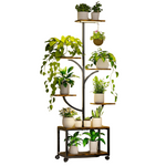 60" Tall 7-Tier Metal Plant Stand