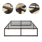 ZINUS Lorelei 14 Inch Queen Metal Platform Bed Frame