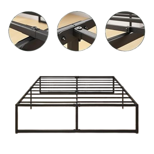 ZINUS Lorelei 14 Inch Queen Metal Platform Bed Frame