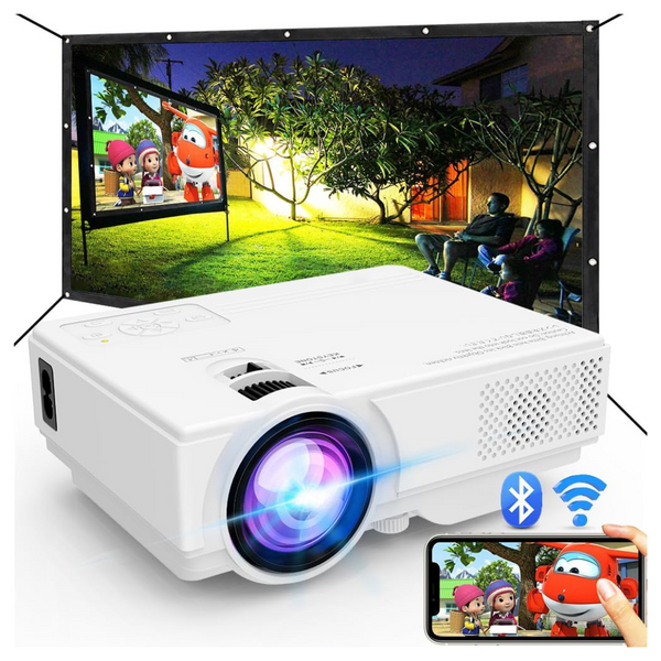 Nisoo M10 720p 9500-Lumens 1080P Home Theater Projector
